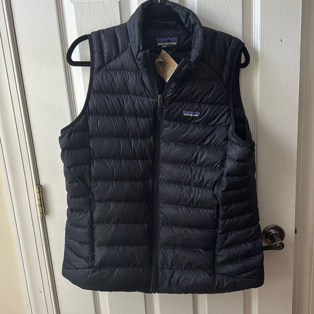 Down sweater vest